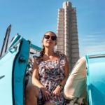 girl, model, woman, beauty, adventure, ride, cuban, blue, portrait, posing, havana